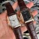 Perfect Replica Patek Philippe Gondolo White Roman Dial Black Leather Strap 40mm Watch (7)_th.jpg